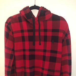 Ralph Lauren Polo Black & Red Flannel Sweatshirt🔥